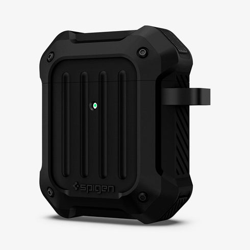 ASD00537 - Apple AirPods Pro Case Tough Armor in black showing the front